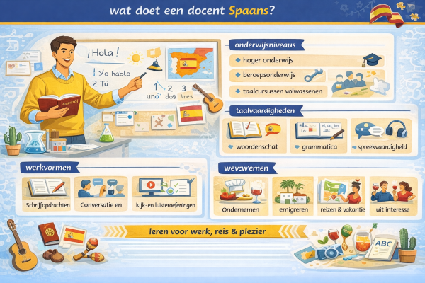 Alles over het beroep docent Spaans Wat doet een docent Spaans
